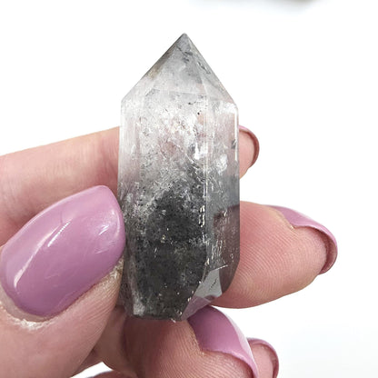 Rare Mini Herkimer Diamond Point Tower – Clarity, Energy Amplification & High Vibrational Quartz Crystal, 15g