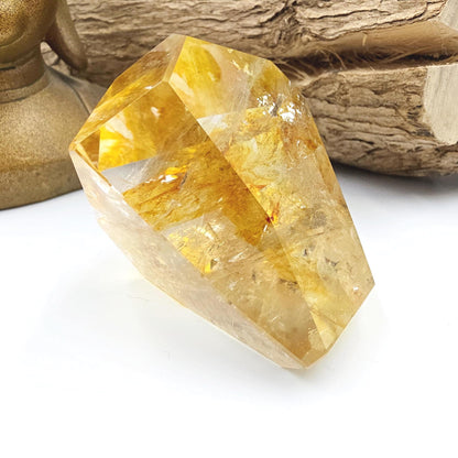 Madagascan Golden Healer Freeform – Deep Healing, Energy Amplification & Spiritual Balance Crystal, 295g