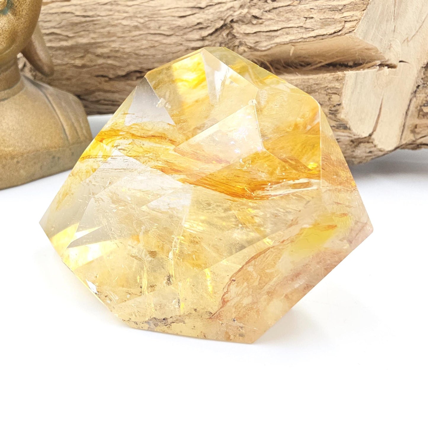 Madagascan Golden Healer Freeform – Deep Healing, Energy Amplification & Spiritual Balance Crystal, 295g