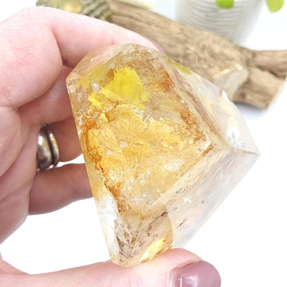 Madagascan Golden Healer Freeform – Deep Healing, Energy Amplification & Spiritual Balance Crystal, 295g