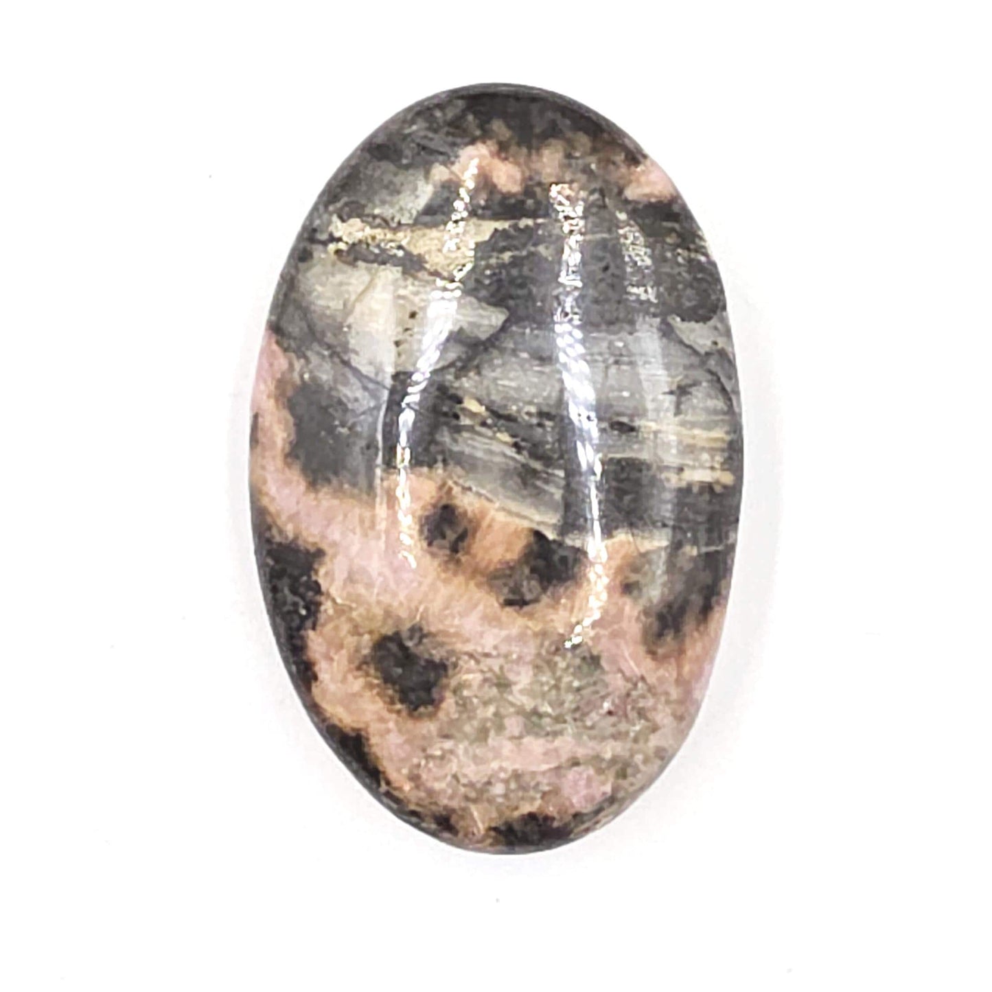 Rhodonite Palm Stone – Emotional Healing, Compassion & Grounded Heart Support Crystal, 60g