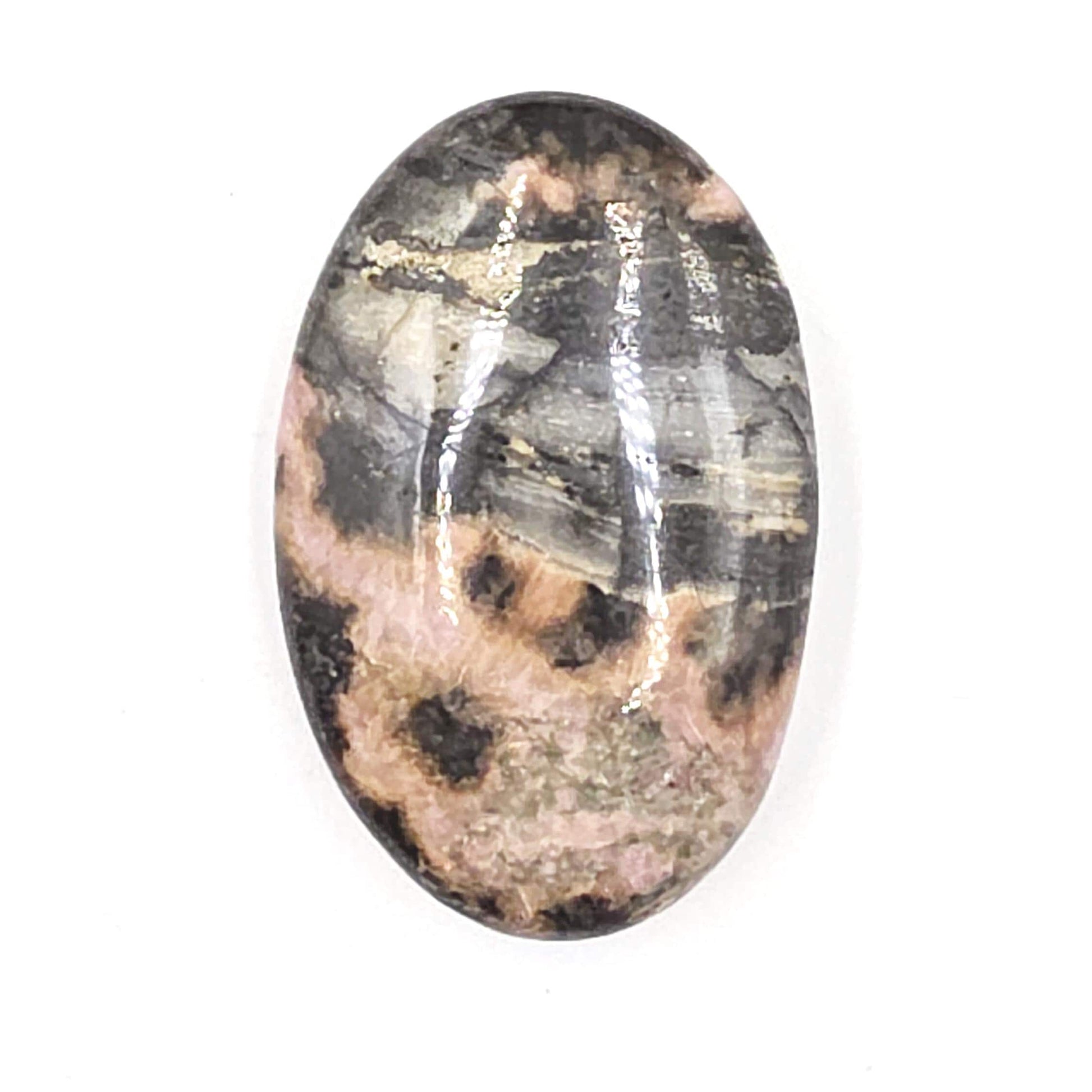 Rhodonite Palm Stone – Emotional Healing, Compassion & Grounded Heart Support Crystal, 60g