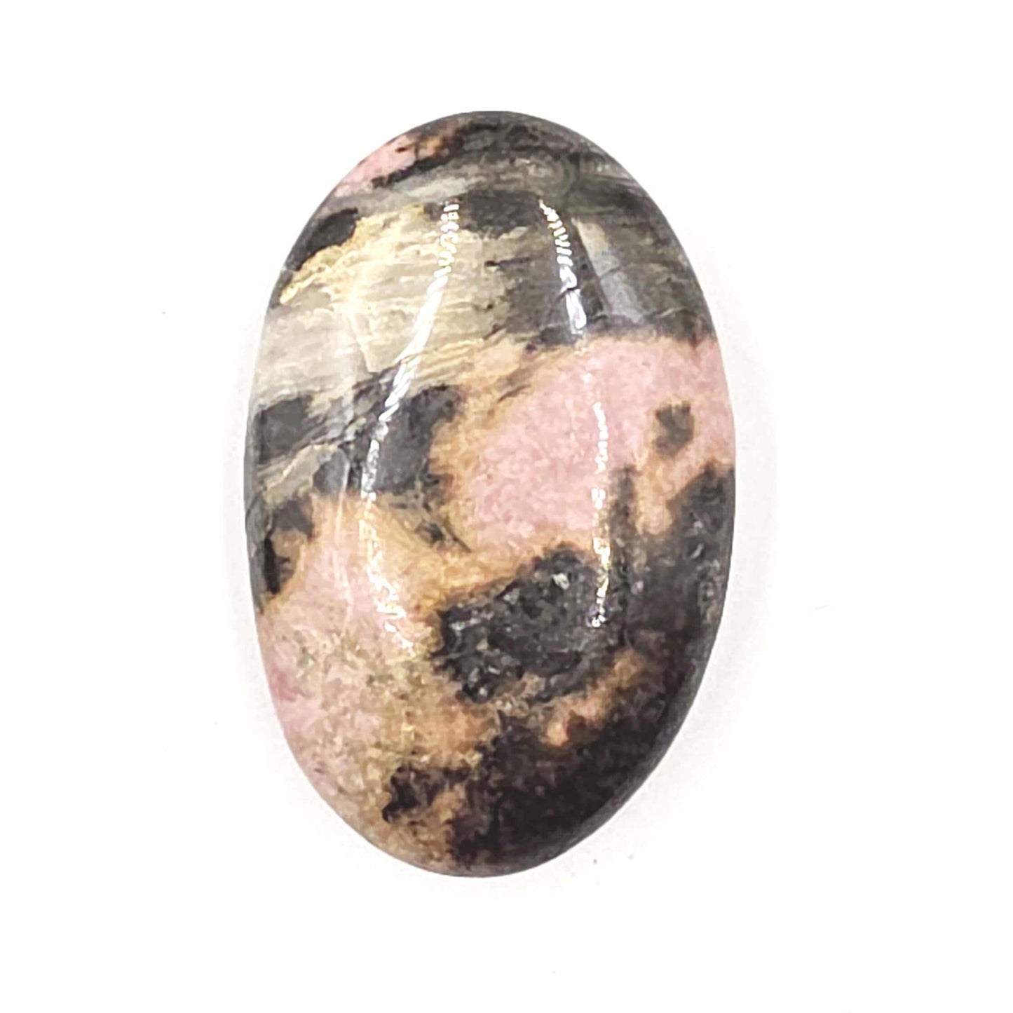 Rhodonite Palm Stone – Emotional Healing, Compassion & Grounded Heart Support Crystal, 60g