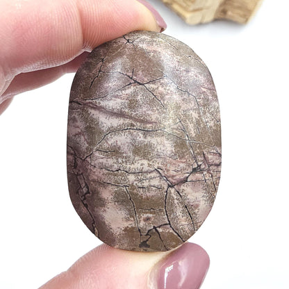 Picture Jasper Palm Stone – Grounding, Stability & Earth Connection Crystal, 55g