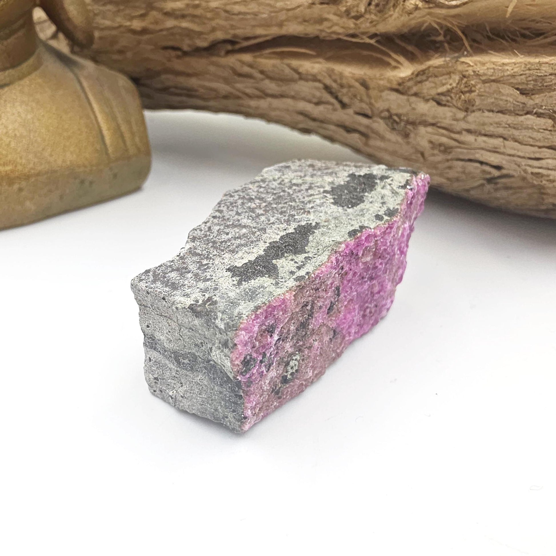 Sparkly Raw Cobaltocalcite Specimen – Love, Emotional Healing & Heart Chakra Crystal, 80g