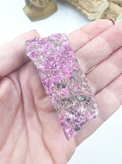 Sparkly Raw Cobaltocalcite Specimen – Love, Emotional Healing & Heart Chakra Crystal, 80g