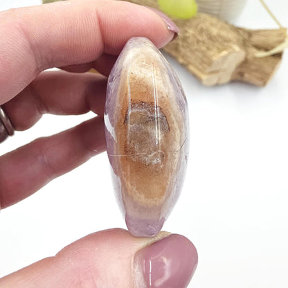 Amethyst Agate Palm Stone – Calm, Protection & Spiritual Healing Crystal, 70g