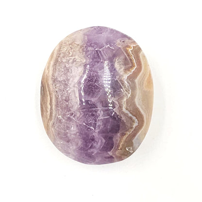Amethyst Agate Palm Stone – Calm, Protection & Spiritual Healing Crystal, 70g
