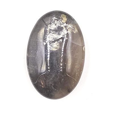 Pyrite & Agate Palm Stone – Protection, Confidence and Abundance Crystal, 45g