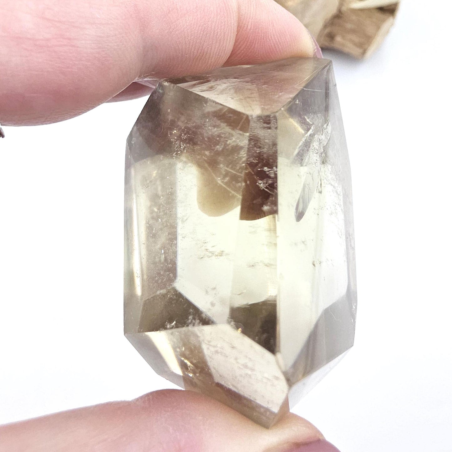 Citrine Freeform with Large Rainbow – Abundance, Confidence & Positive Energy Crystal, 160g
