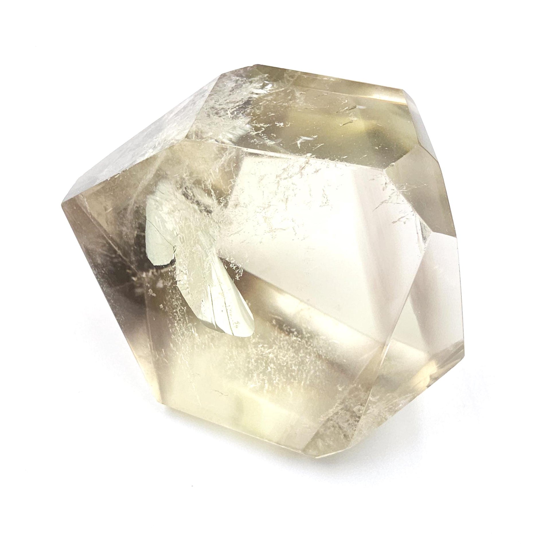 Citrine Freeform with Large Rainbow – Abundance, Confidence & Positive Energy Crystal, 160g