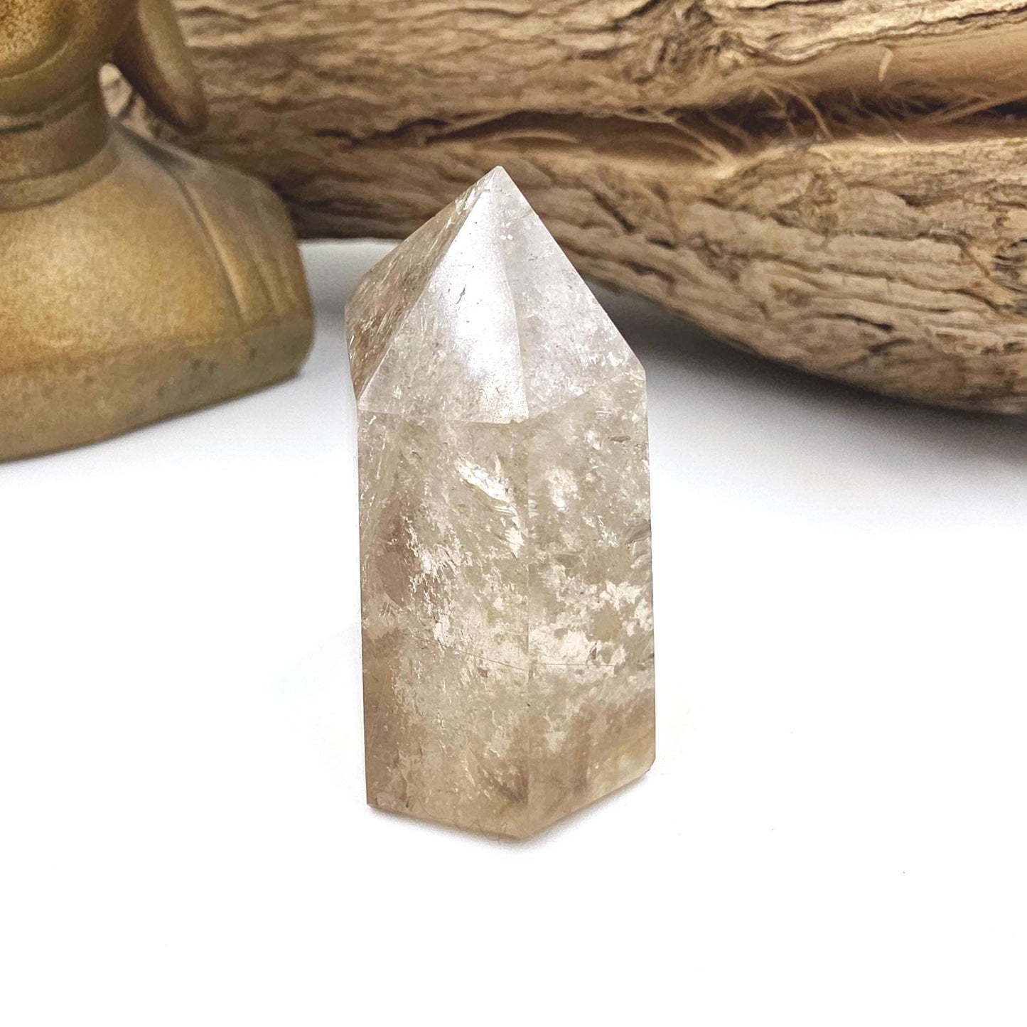 Golden Rutile Tower – Clarity, Manifestation & Energy Amplification Crystal, 75g