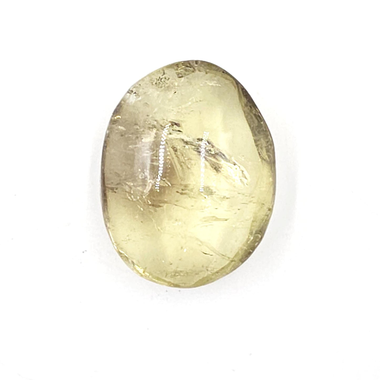 Citrine Palm Stone with Rainbows – Abundance, Confidence & Solar Plexus Energy Crystal, 50g