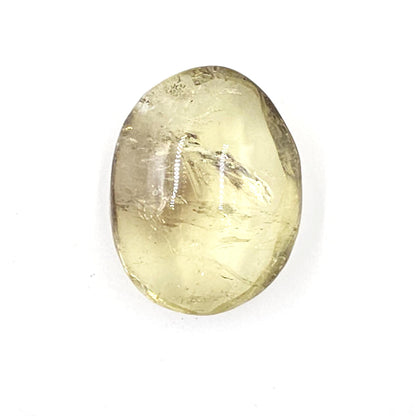 Citrine Palm Stone with Rainbows – Abundance, Confidence & Solar Plexus Energy Crystal, 50g