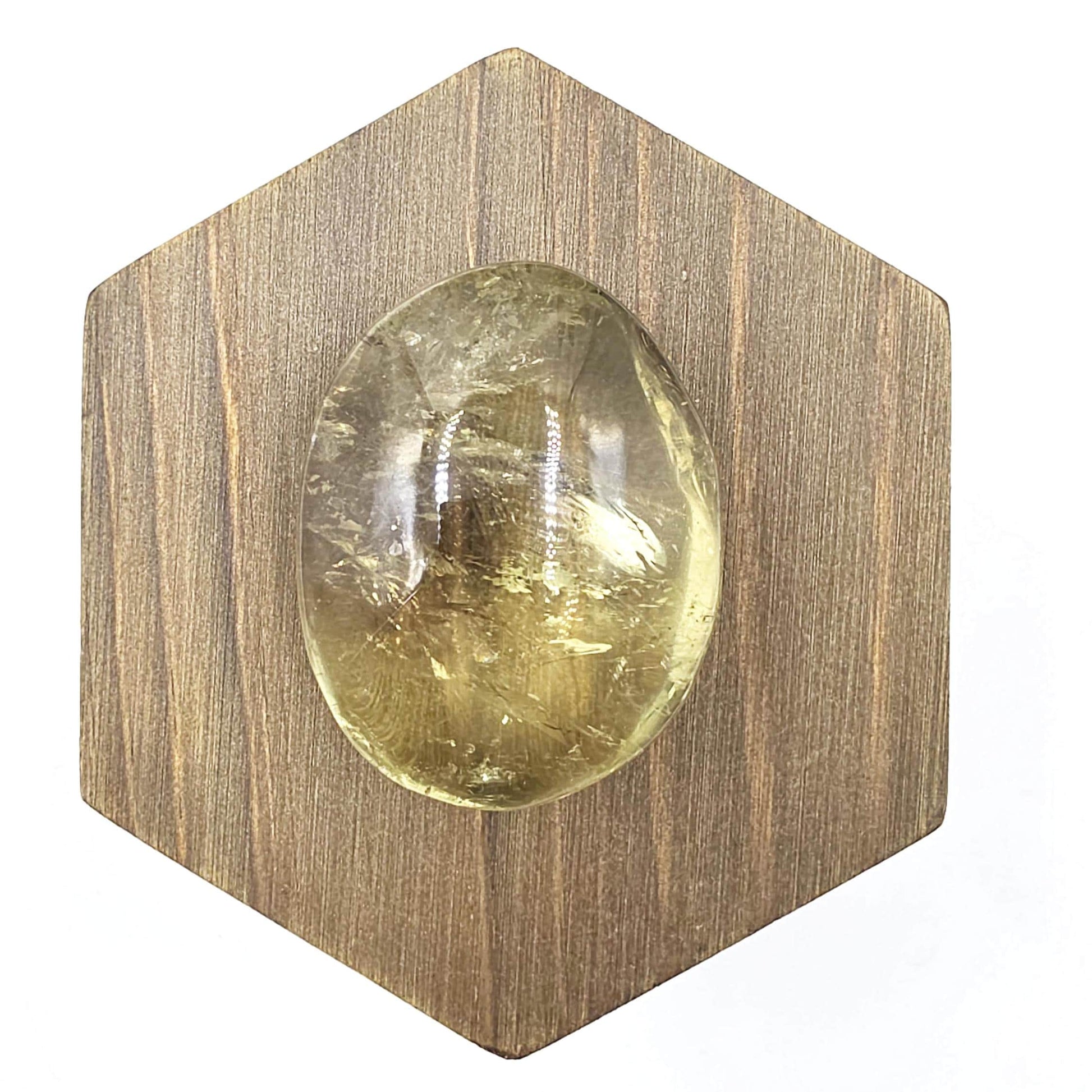 Citrine Palm Stone with Rainbows – Abundance, Confidence & Solar Plexus Energy Crystal, 50g