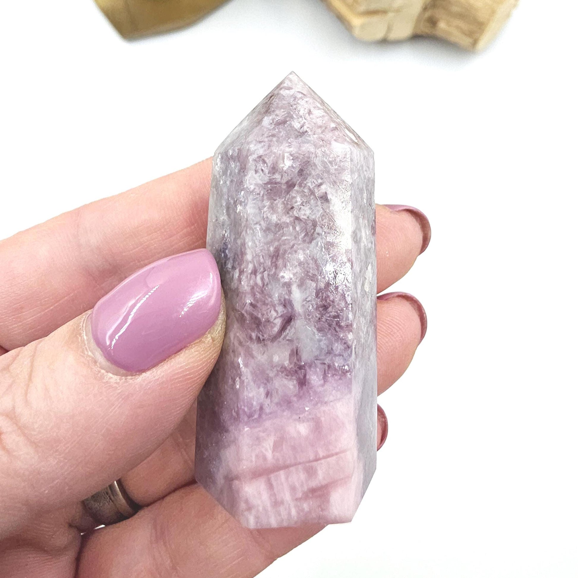 Pink Tourmaline Point – Love, Emotional Healing & Heart Chakra Crystal, 5cm