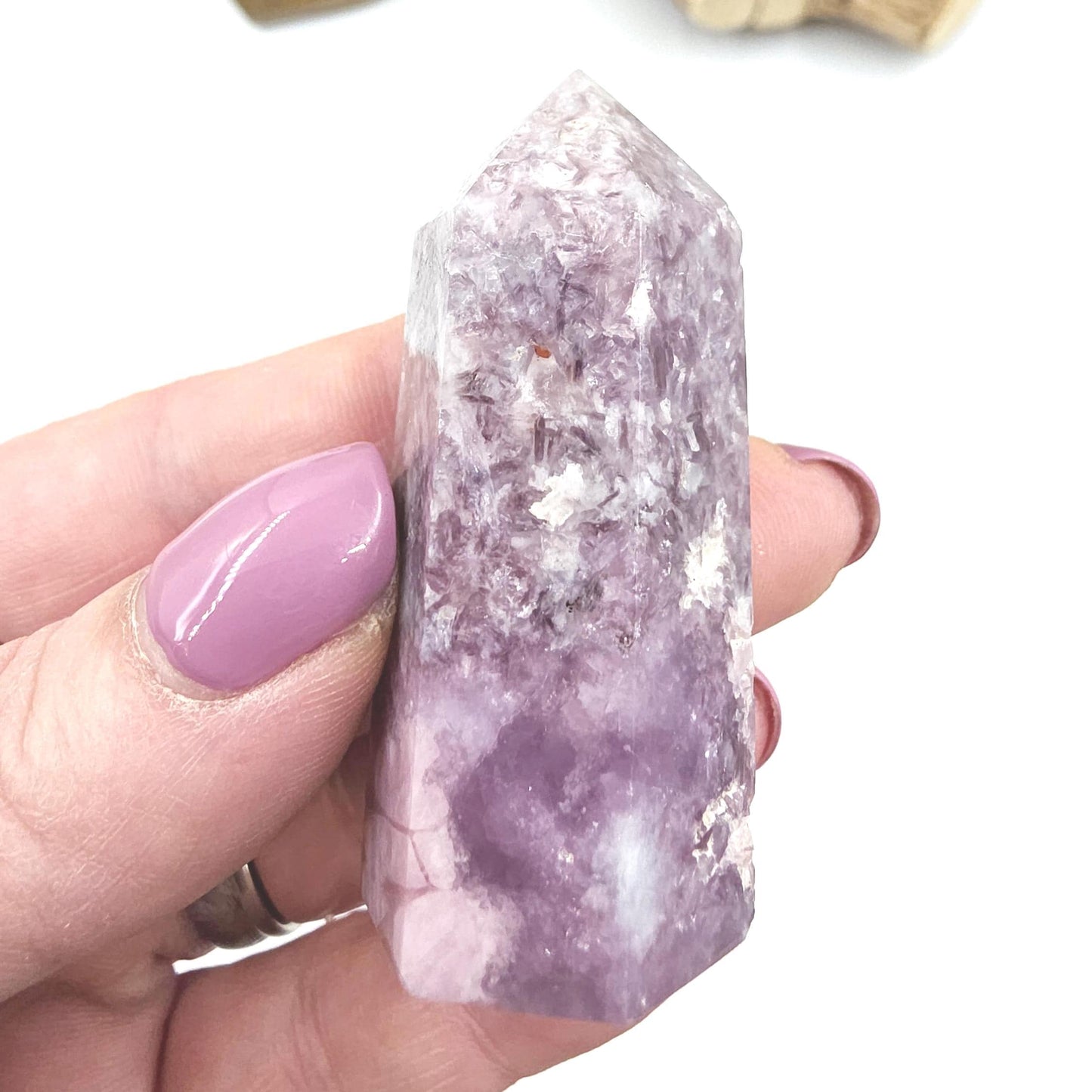 Pink Tourmaline Point – Love, Emotional Healing & Heart Chakra Crystal, 5cm