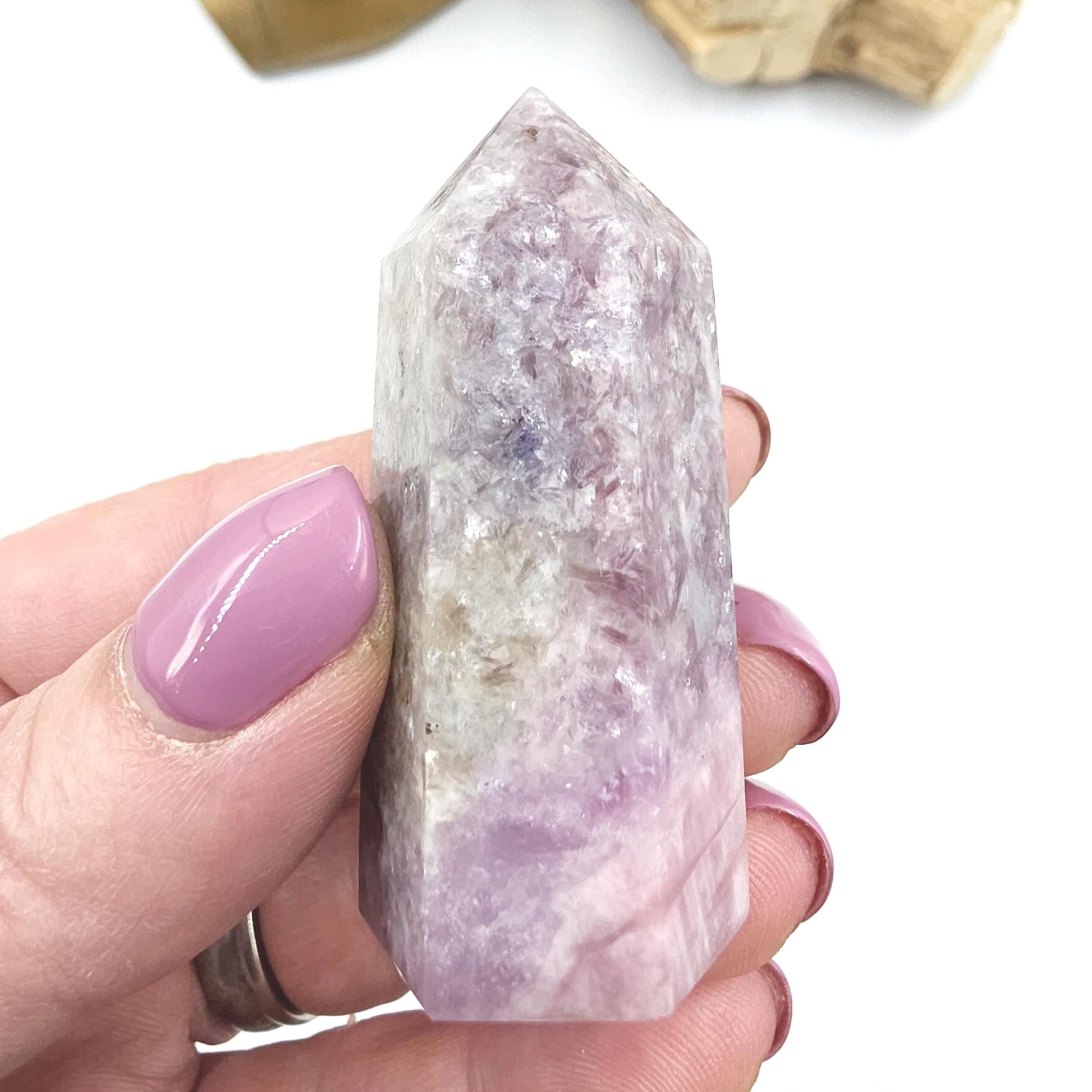 Pink Tourmaline Point – Love, Emotional Healing & Heart Chakra Crystal, 5cm