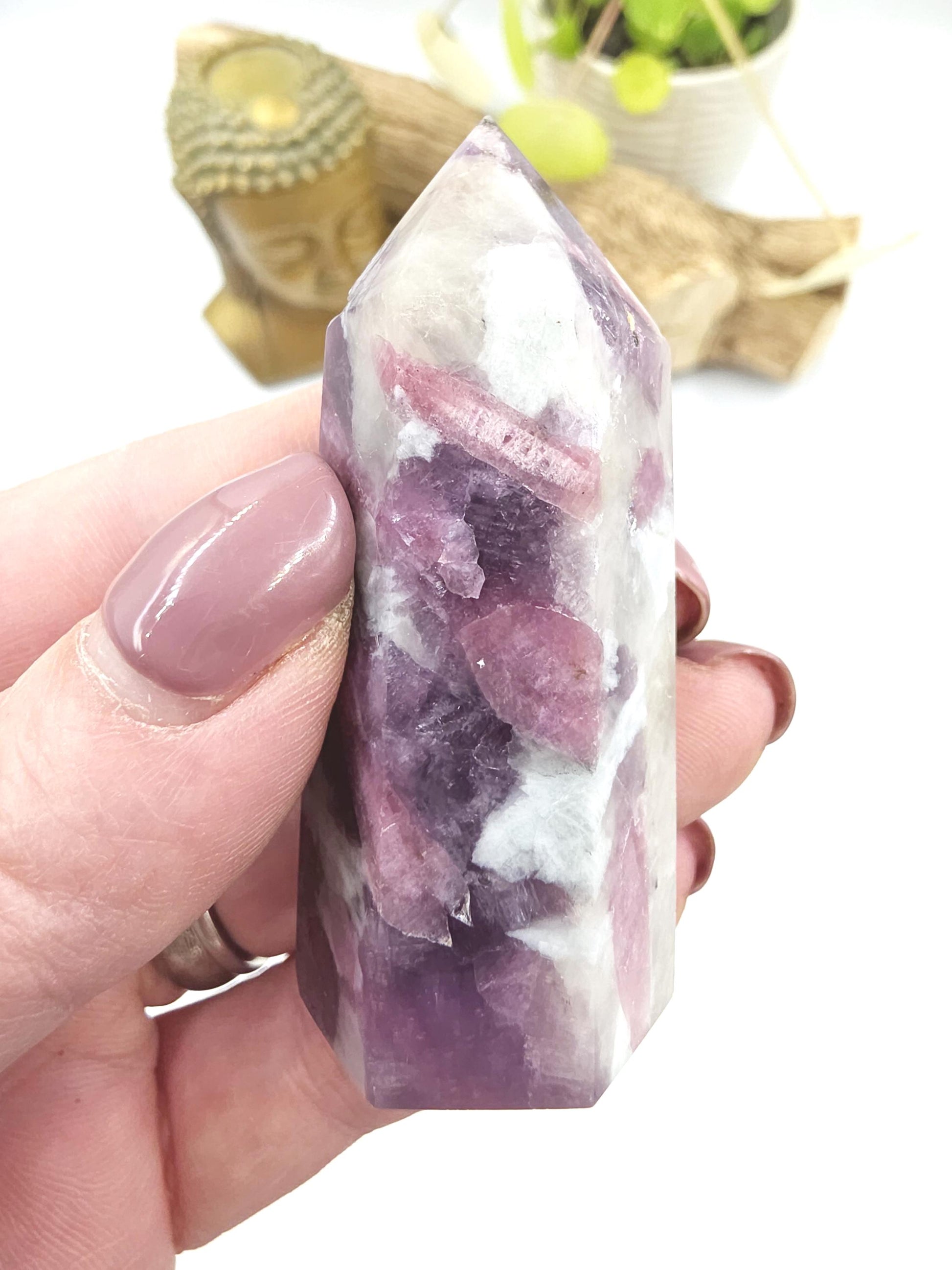Pink Tourmaline Point – Love, Emotional Healing & Heart Chakra Crystal, 6cm