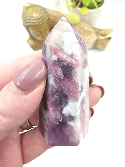 Pink Tourmaline Point – Love, Emotional Healing & Heart Chakra Crystal, 6cm