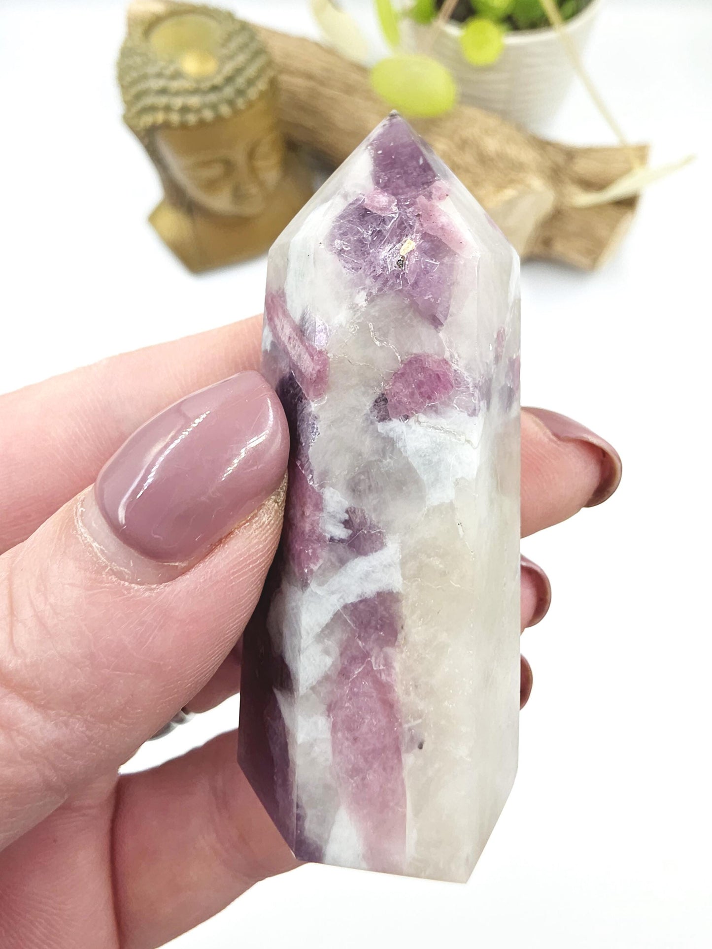 Pink Tourmaline Point – Love, Emotional Healing & Heart Chakra Crystal, 6cm
