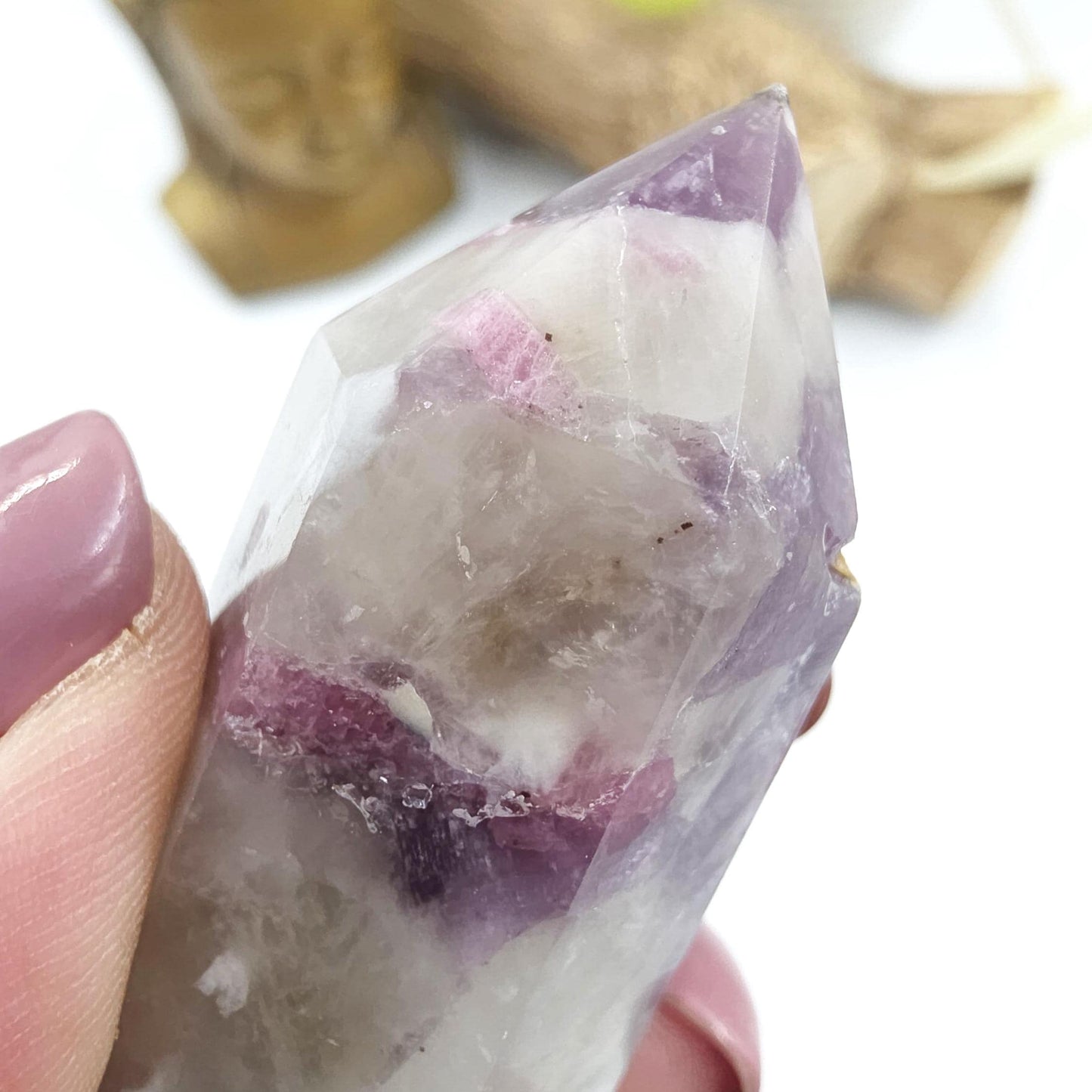 Pink Tourmaline Point – Love, Emotional Healing & Heart Chakra Crystal, 6cm