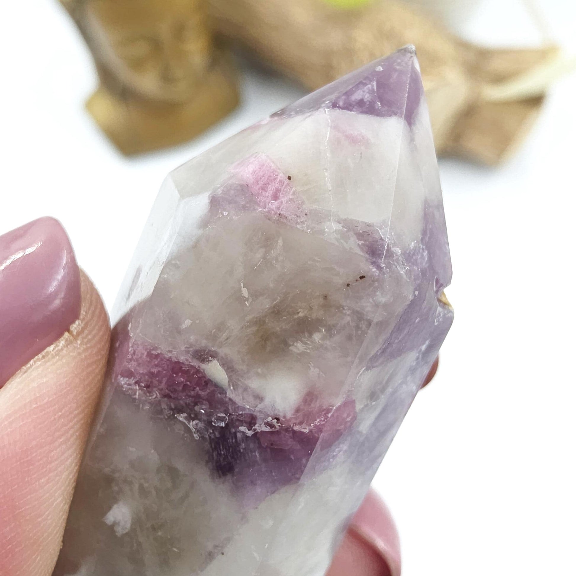 Pink Tourmaline Point – Love, Emotional Healing & Heart Chakra Crystal, 6cm
