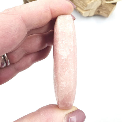 Pink Opal Palm Stone – Emotional Healing, Calm & Heart Chakra Crystal, 90g