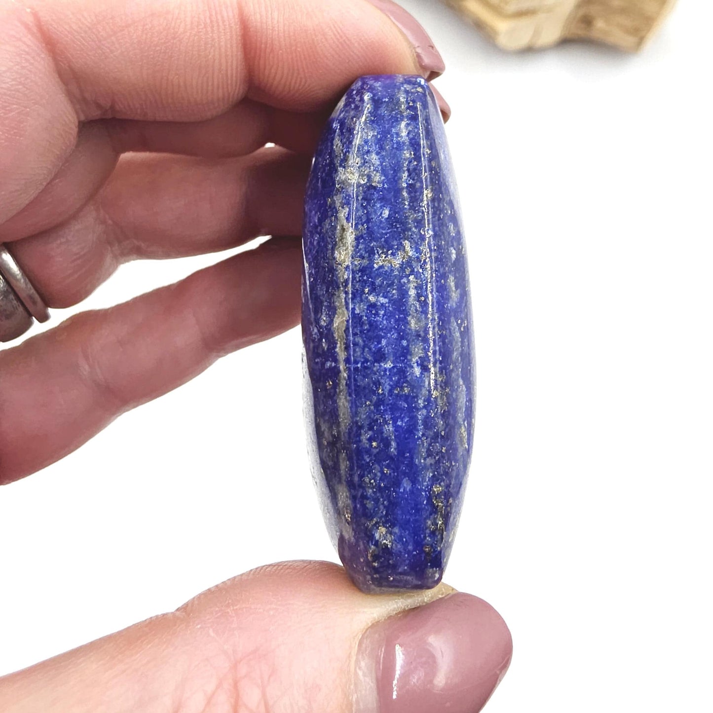 Lapis Lazuli Palm Stone – Wisdom, Intuition & Spiritual Awareness Crystal, 70g