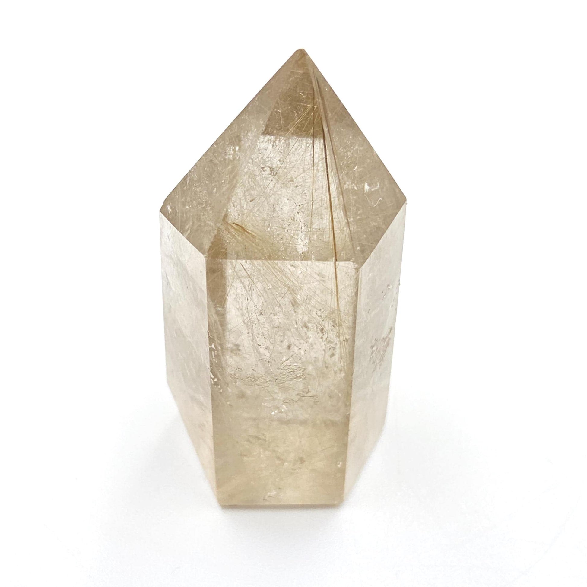 High Grade Mini Golden Rutile Quartz Point – Manifestation, Clarity & Energy Amplification Crystal, 4.1cm