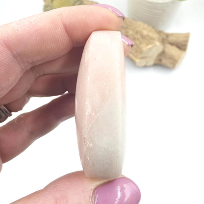 Pink Opal Palm Stone – Emotional Healing, Calm & Heart Chakra Crystal, 60g