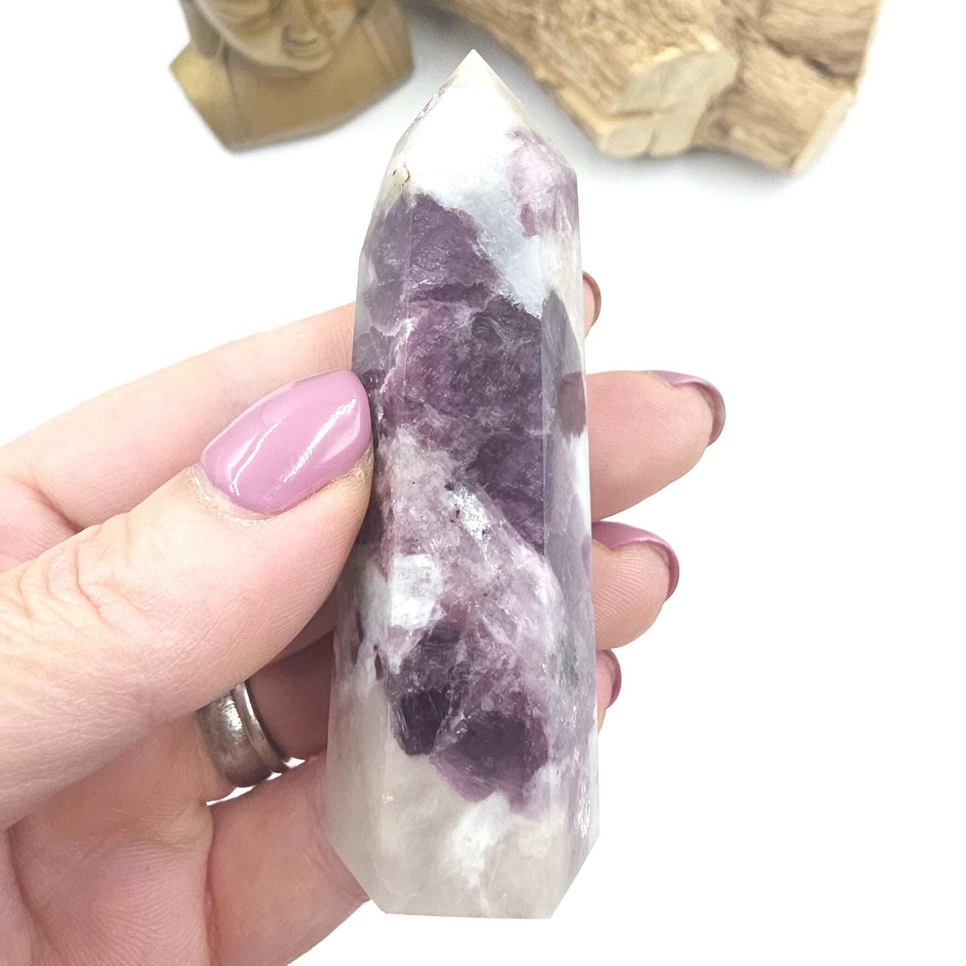 Pink Tourmaline Tower – Love, Emotional Healing & Heart Chakra Crystal, 8cm