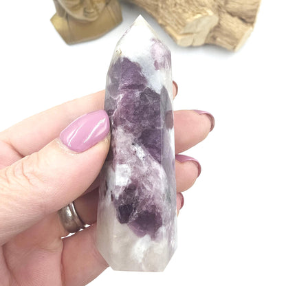 Pink Tourmaline Tower – Love, Emotional Healing & Heart Chakra Crystal, 8cm