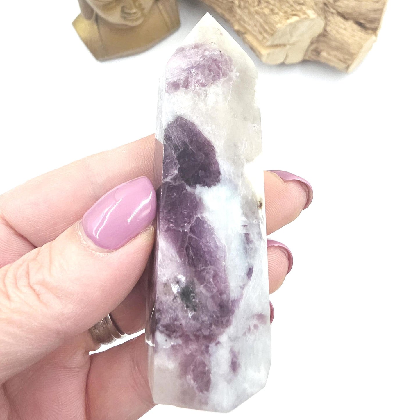Pink Tourmaline Tower – Love, Emotional Healing & Heart Chakra Crystal, 8cm