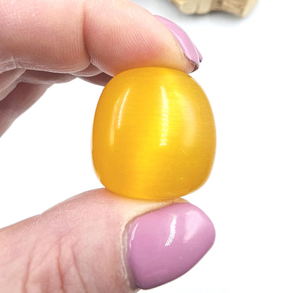 Cat’s Eye Tumble Stones – Choose Your Favourite Colour Crystal, 2-3cm