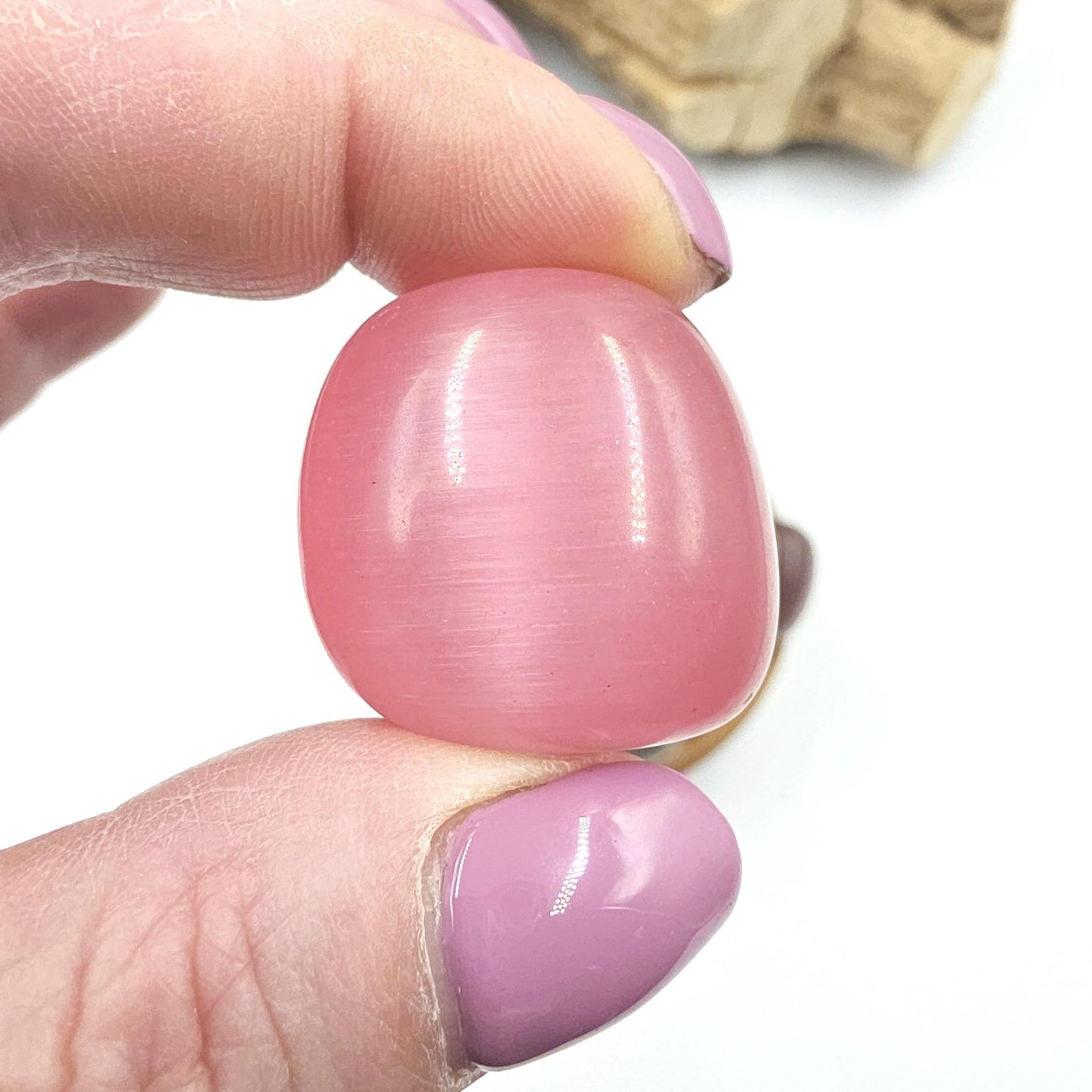 Cat’s Eye Tumble Stones – Choose Your Favourite Colour Crystal, 2-3cm