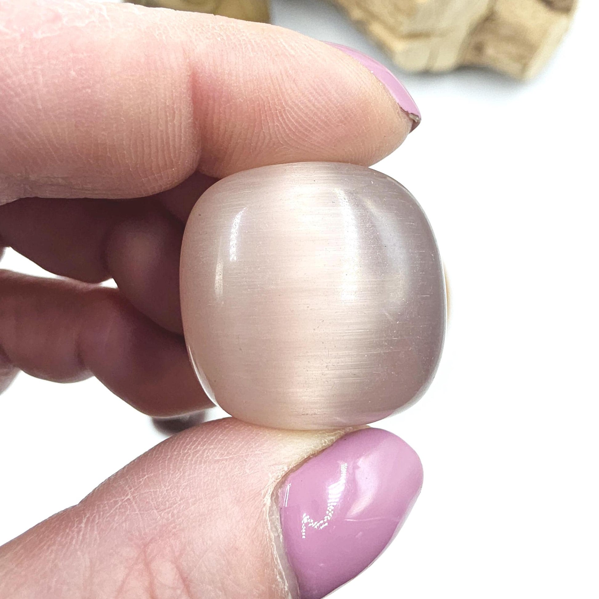 Cat’s Eye Tumble Stones – Choose Your Favourite Colour Crystal, 2-3cm