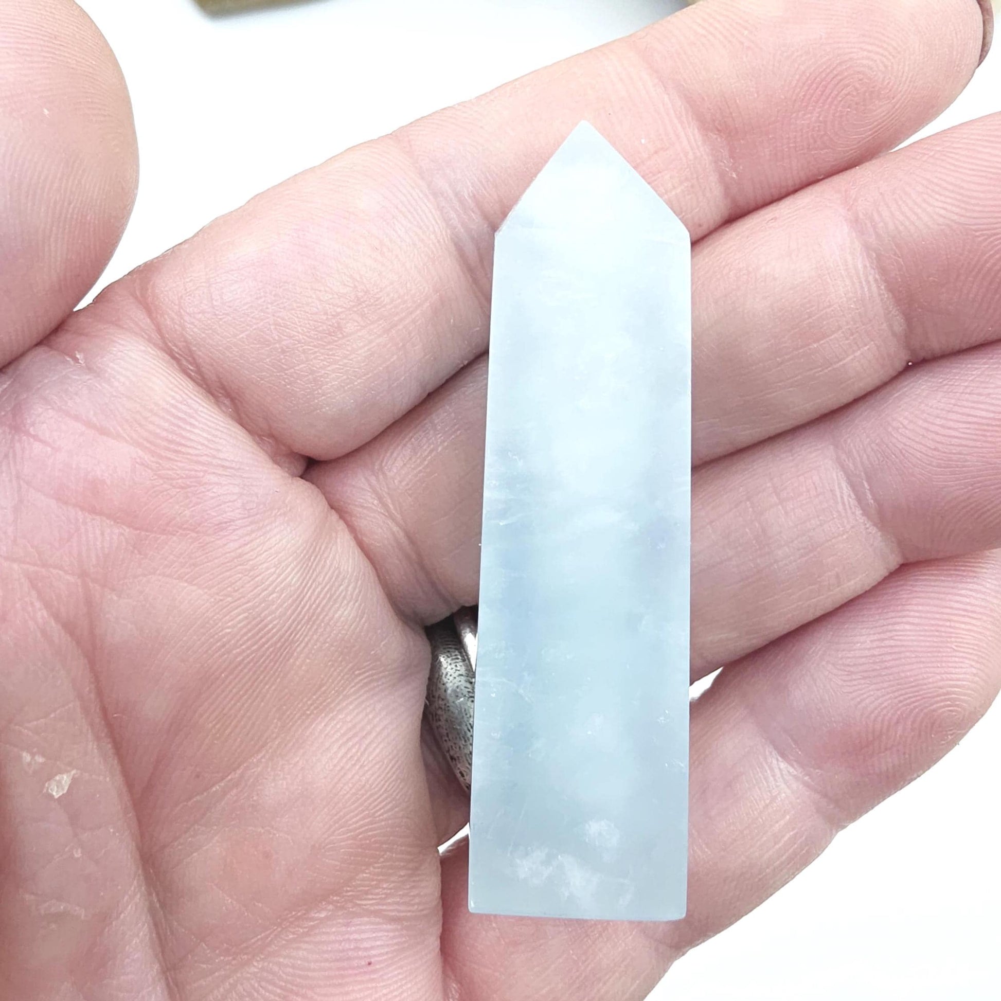 Aquamarine Tower – Calm, Communication & Emotional Balance Crystal, 23g