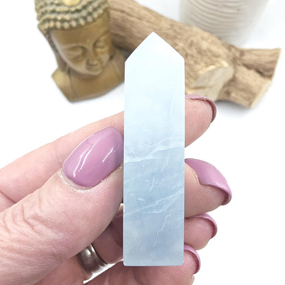 Aquamarine Tower – Calm, Communication & Emotional Balance Crystal, 23g