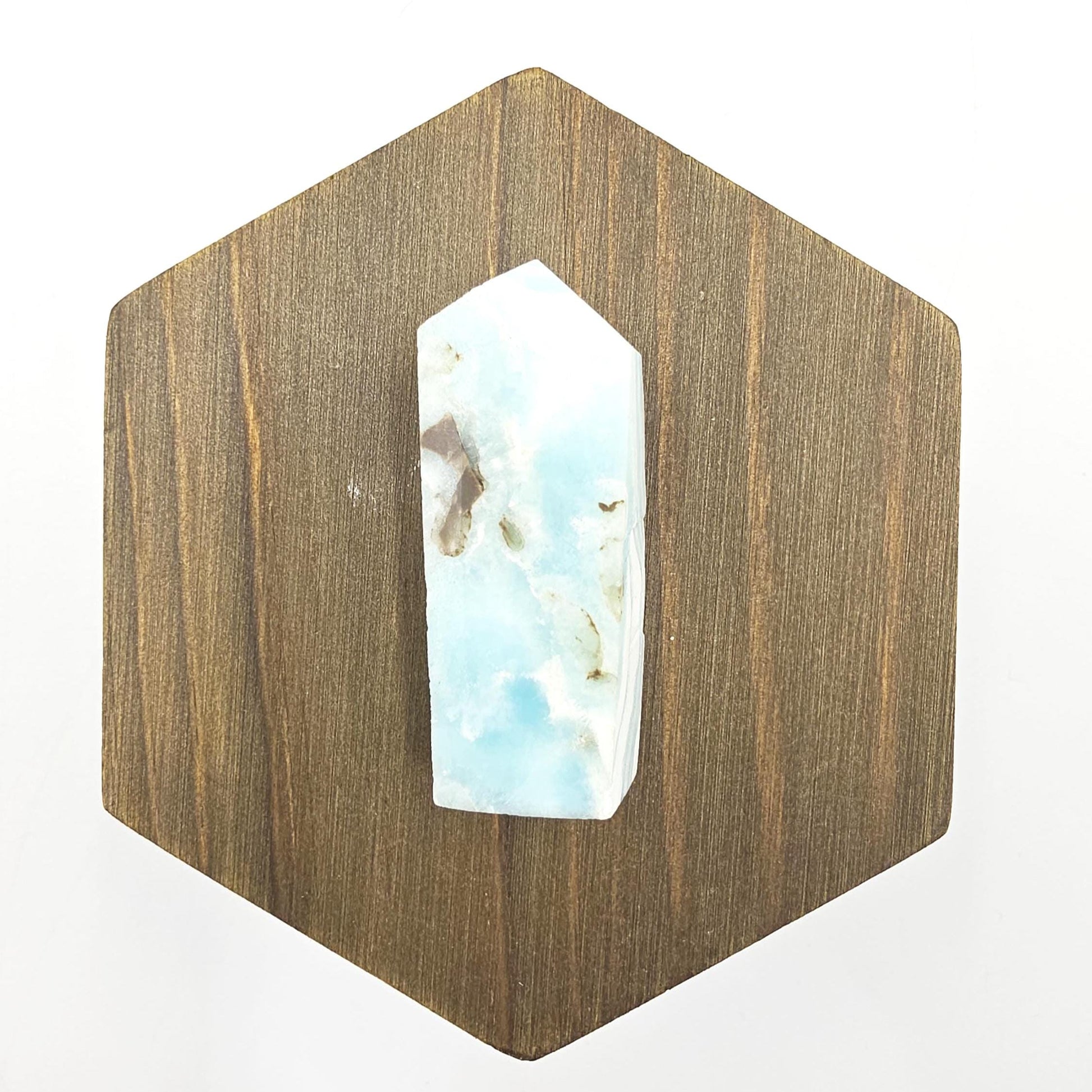 Natural Larimar Mini Tower – Calm, Communication & Emotional Healing Crystal, 19g