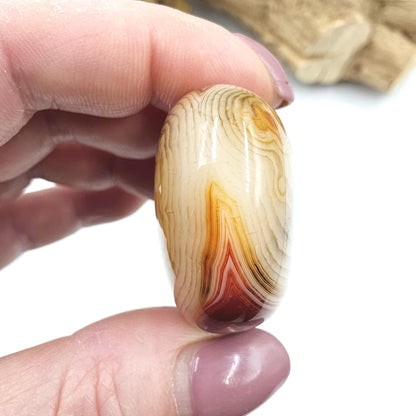 Sardonyx Palm Stone – Strength, Protection & Emotional Balance Crystal, 60g