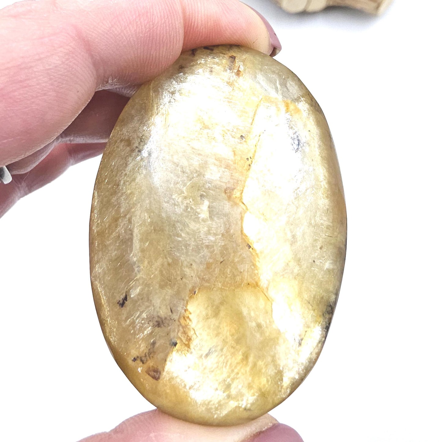 Golden Mica (Muscovite) Palm Stone – Confidence, Clarity & Emotional Strength Healing Crystal, 100g