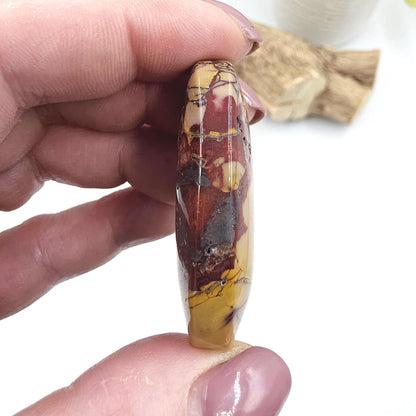 Mini Mookaite Jasper Palm Stone – Strength, Grounding & Emotional Balance Crystal, 30g