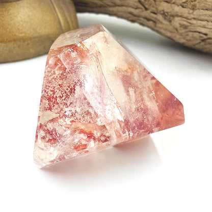 Madagascan Fire Quartz (Hematoid) Freeform – Grounding, Clarity & Energy Balancing Crystal, 170g