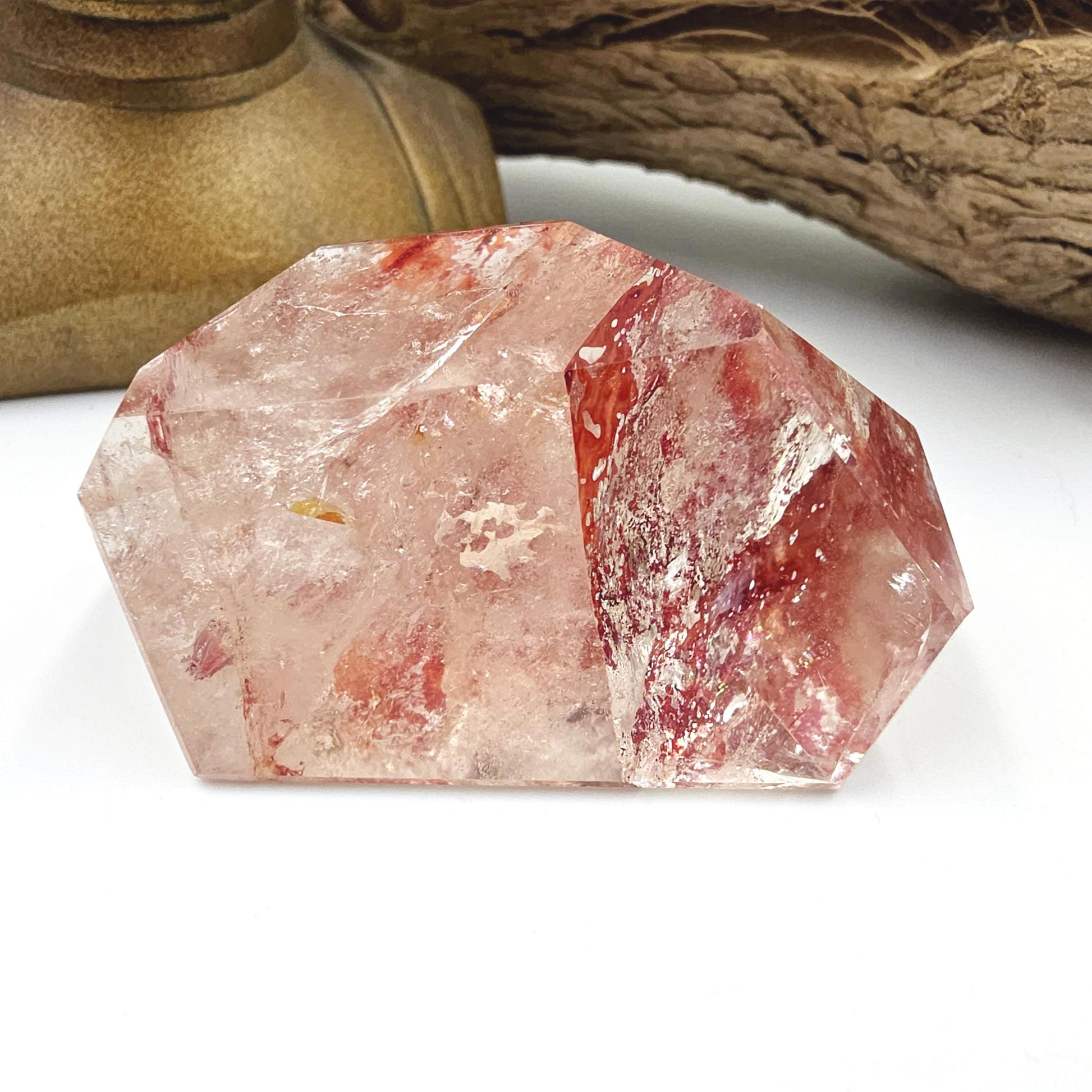 Madagascan Fire Quartz (Hematoid) Freeform – Grounding, Clarity & Energy Balancing Crystal, 170g