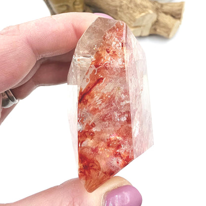 Madagascan Fire Quartz (Hematoid) Freeform – Grounding, Clarity & Energy Balancing Crystal, 170g