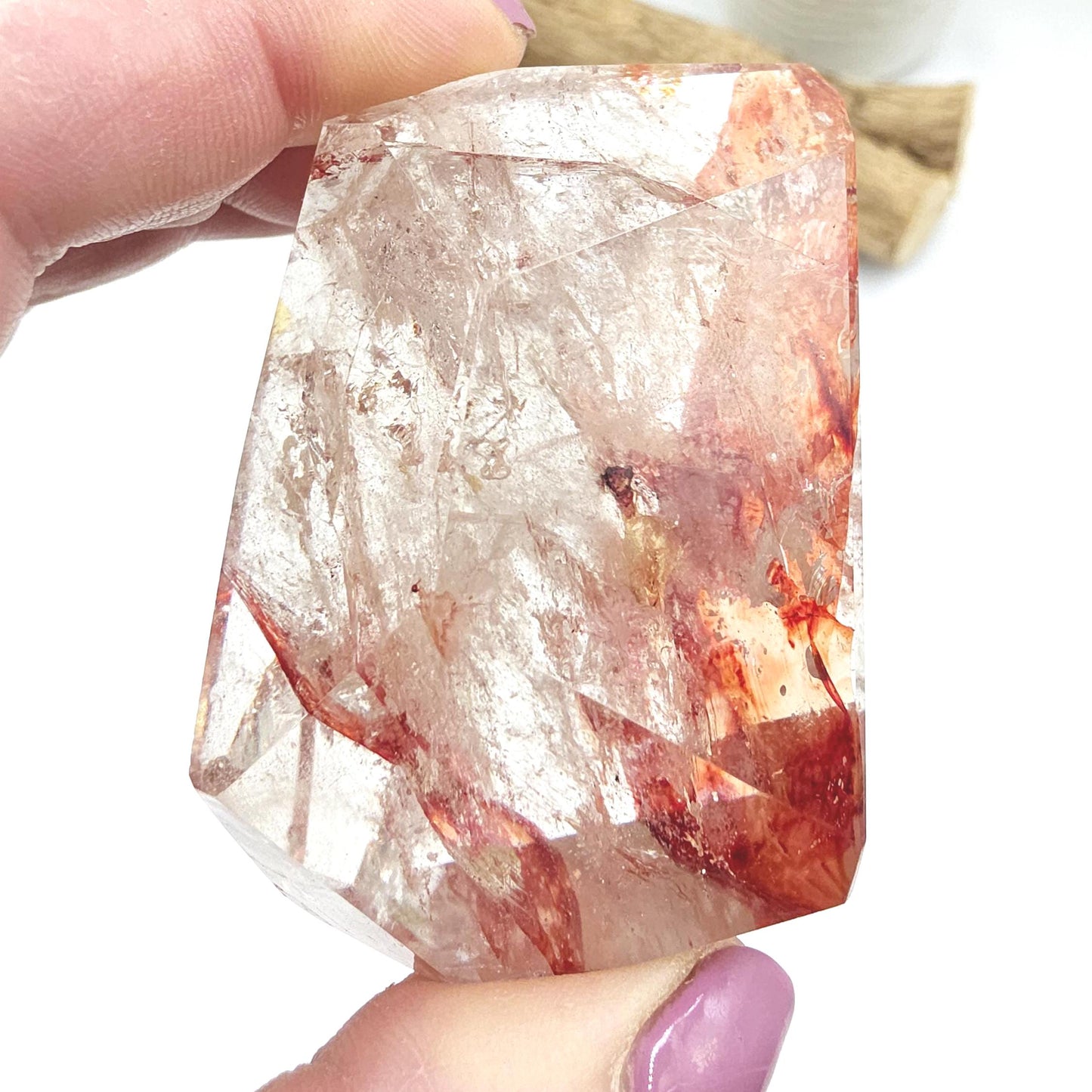 Madagascan Fire Quartz (Hematoid) Freeform – Grounding, Clarity & Energy Balancing Crystal, 170g