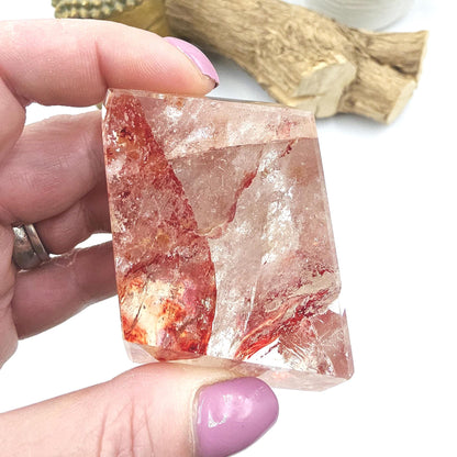 Madagascan Fire Quartz (Hematoid) Freeform – Grounding, Clarity & Energy Balancing Crystal, 170g