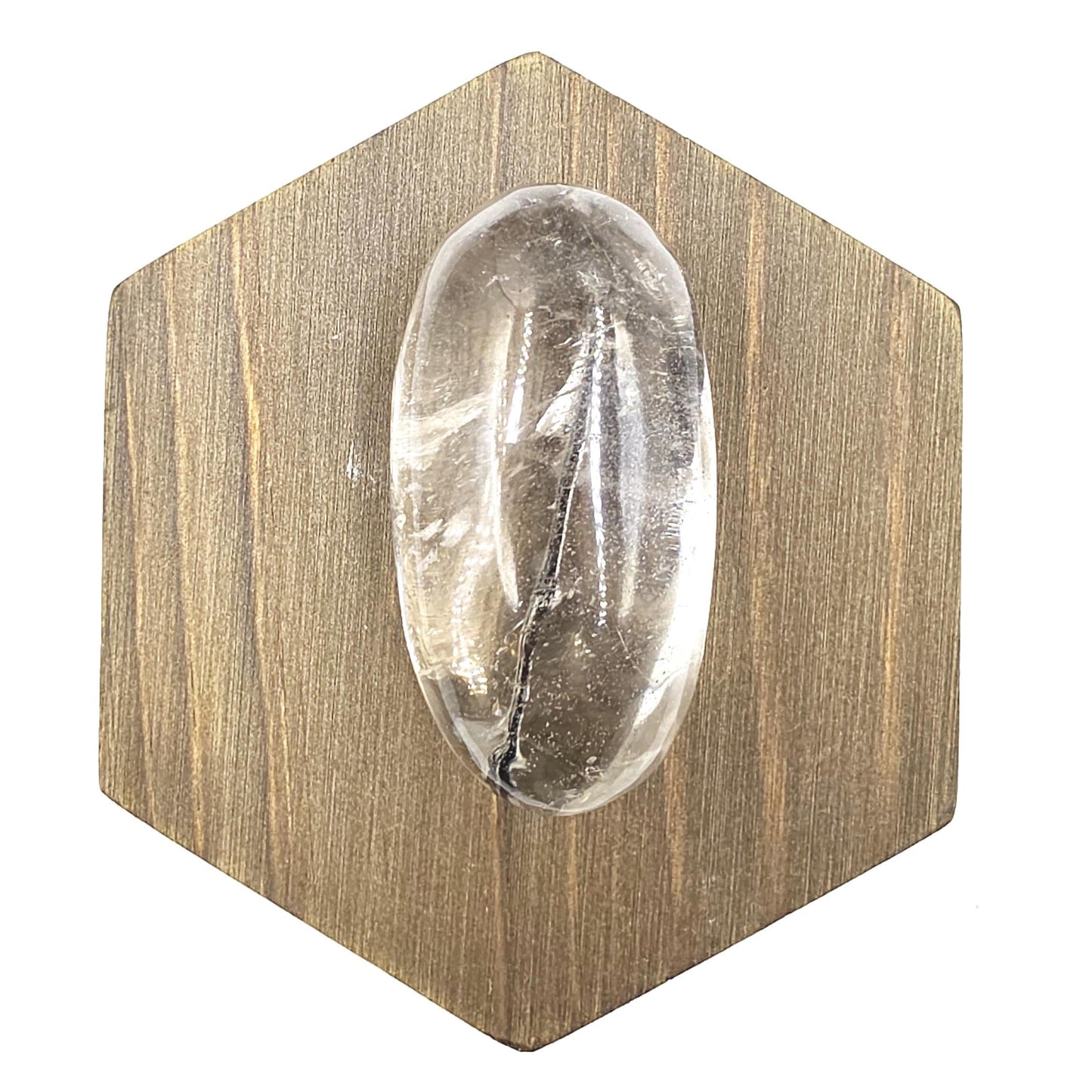 High Grade Black Rutile Quartz Palm Stone – Protection, Clarity & Energy Amplification Crystal, 60g