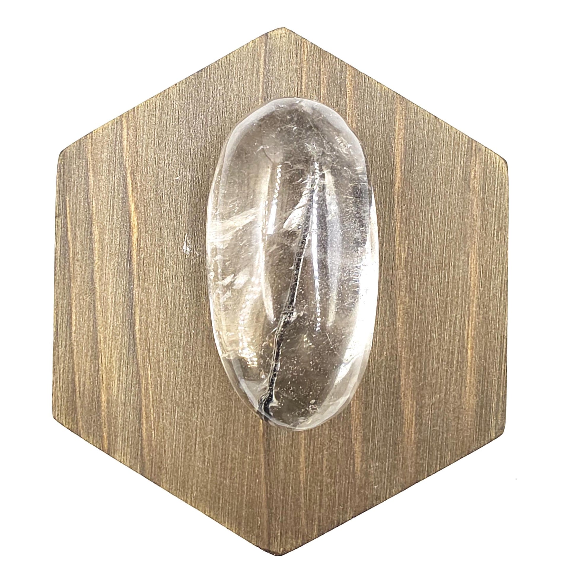 High Grade Black Rutile Quartz Palm Stone – Protection, Clarity & Energy Amplification Crystal, 60g